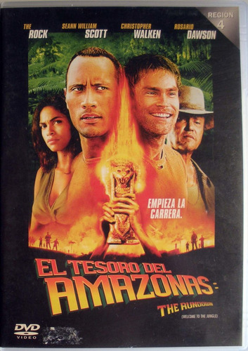 Dvd - El Tesoro De Amazonas - The Rock - Imp. Brasil