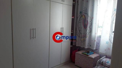 Apartamento Com 2 Dormitórios À Venda, 58 M² Por R$ 315.000 - Vila Milton - Guarulhos/sp - Ap9616