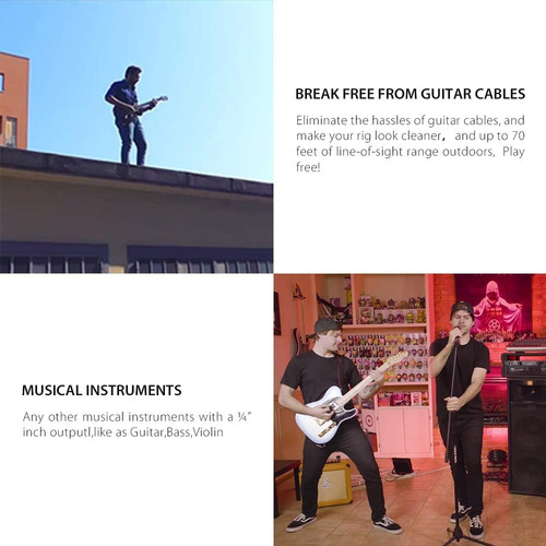 Xvive U2 Guitar Wireless System Guitar Wireless Transmisor Y