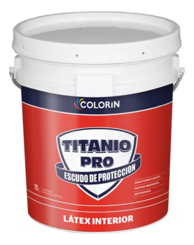 Colorin Titanio Pro Látex Interior 10l 