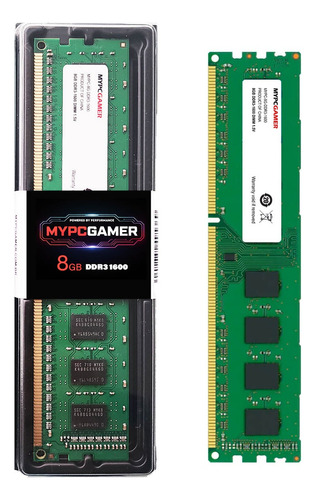 Memória Gamer Desktop 8gb Ddr3 1600mhz Mypc Gamer