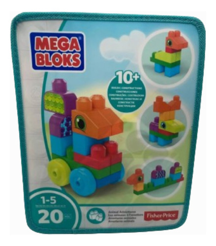 Bolsa De Mega Bloks 20 Piezas Para Bebé Fisher Price