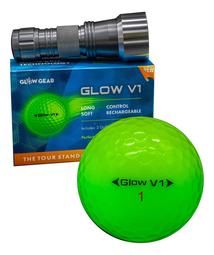 Bola Para Golf Nocturno Glowv1 Diseño Ultrabrillante Optimo