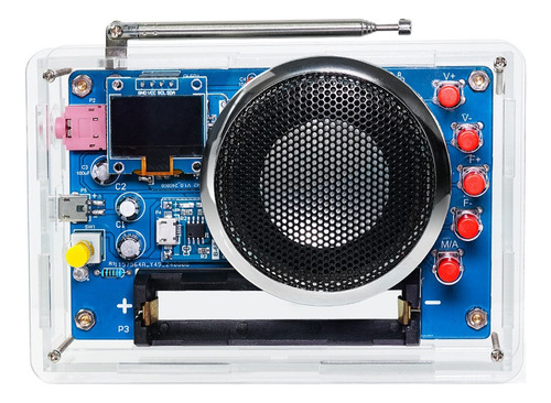 Kit Electrónico De Bricolaje Para Radio Fm Con Pantalla Oled
