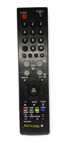 Control Remoto Para Televisión Samsung Aa59-00382a  