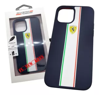 Funda Case Ferrari Soft Touch Compatible iPhone 12 Y 12 Pro