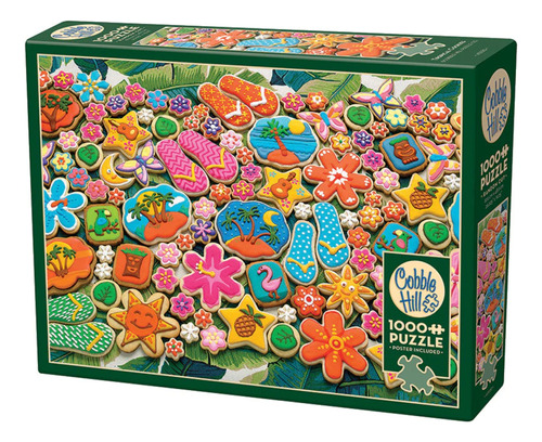 Rompecabezas Galletas Tropicales 1000 Pz Cobble Hill Azucar