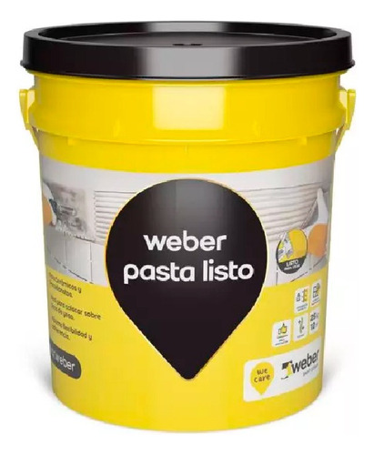 Pasta Adhesiva Lista Para Usar Weber 25 Kg