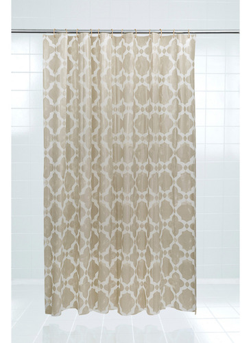 Cortina Para Baño De Peva Bath Styles Color Café Grecas