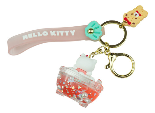 Llavero Original Hello Kitty Sanrio Linea Bañera