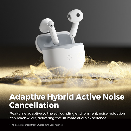Auriculares Bluetooth Soundpeats Air4, Color Blanco