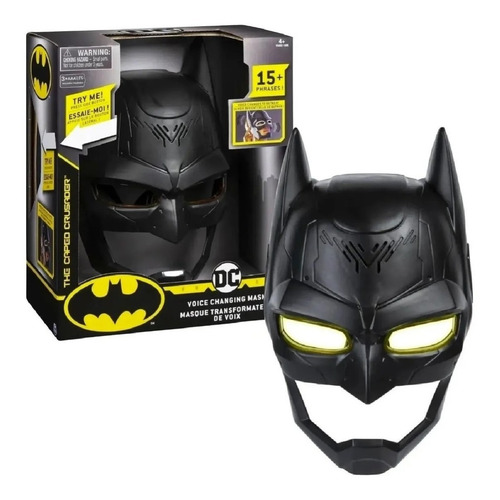 Imagen 6 de 8 de Mascara De Batman Con Visor Cambia Voz 15 Sonidos Jeg 67808