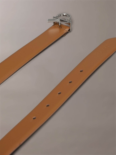 Cinturón Café De Mujer Con Monograma Calvin Klein Talla 75 Cm