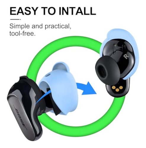 3pares Tapones Silicona Para Bose Quietcomfort Earbuds 2/3