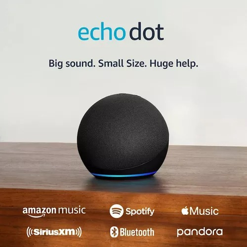 Corneta Inteligente Amazon Echo Dot Alexa Bluetooth Wi-fi