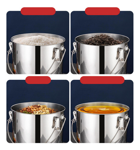 Olla De Inducción De Acero Inoxidable Para Cocinar , 6l