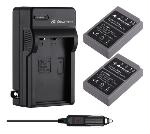 Powerextra Paquete De 2 Baterías Y Cargador Compatibles Co.