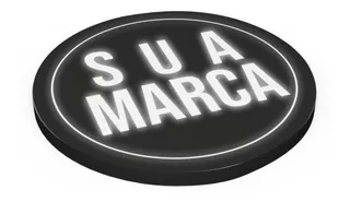 Luminoso Personalizado Redondo - Sua Marca