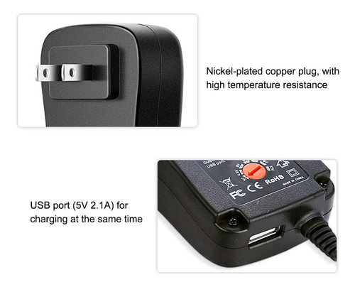 P Adaptador De Corriente Para Salida De Voltaje De