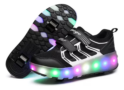 Zapatos Heelys Led, Patines De Ruedas Para Estudiantes