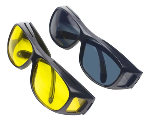 Dos Gafas De Sol, Visión Para Conducción Nocturna, Unisex