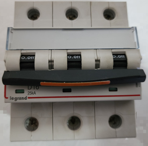 Interruptor Automatico 3p 16a Curva D 25ka 409833 Legrand