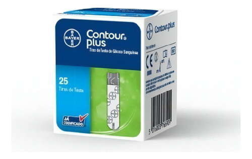 Tiras Contour Plus 25 unidades
