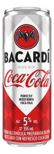 Refresco Coca-Cola Bacardí En Lata 355 ml Pack X 6