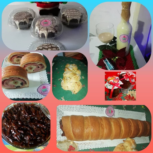 Imagen 8 de 10 de Pan De Jamon, Ponche Crema, Torta Negra O Torta Decorada