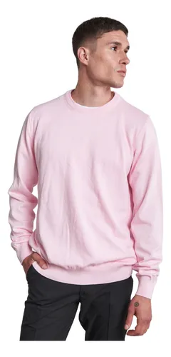 Sueter rosa pastel hombre sale