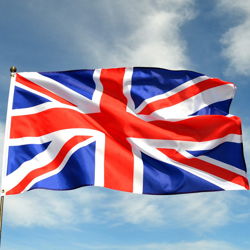 Bandera Reino Unido, 1,5 M X 90 Cm, Exterior Colgante Gran B