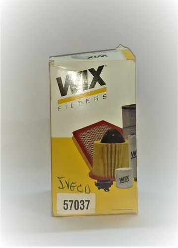 Wix 57037 Filtro Industrial Aceite Iveco Cargo  Escavadoras
