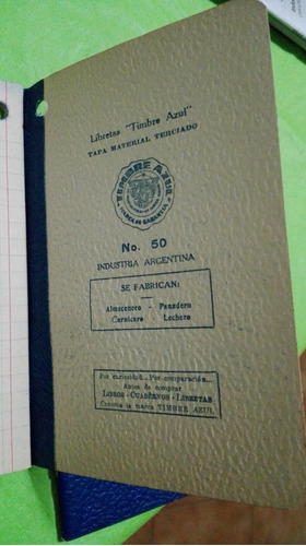 Set 2 Antiguas Libretas Fiado Panaderia 1940 Sin Uso Oferta