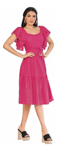 Vestido Cklass Fucsia 991-44 Outlet/saldos Mchn