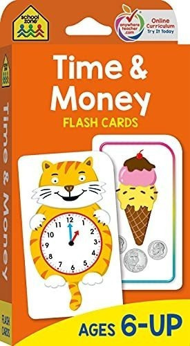 School Zone - Time And Money Flash Cards - Ages 6 An, De School Zone. Editorial School Zone Publishing En Inglés