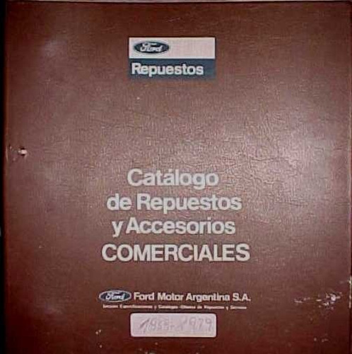 Ford F100 Manual De Despiece 1958 1962 1966 1978 Completo