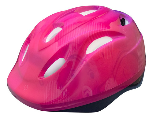 Capacete Infantil Rosa Gta C/ Ajuste Bicicleta Skate Patins