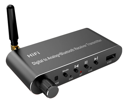 Receptor Transmisor Bluetooth 5.1 Hifi/audio Estéreo/óptical