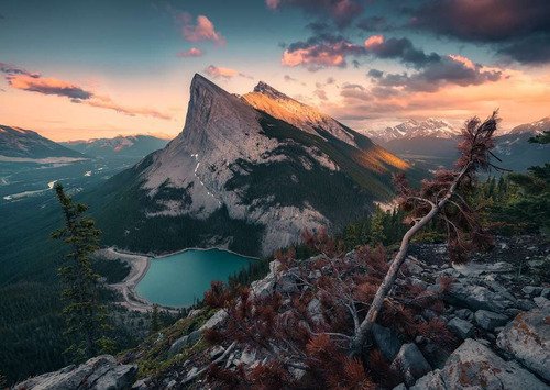 Rompecabezas Atardecer Montaña 1000p Nature Ravensburger