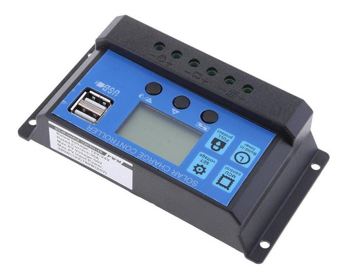 Imagen 5 de 7 de Contorlador De Carga Solar 12v / 24v 30a, Pantalla Funciones