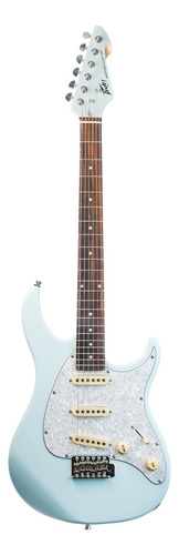 Guitarra eléctrica Peavey Raptor Custom de tilo columbia blue con diapasón de palo de rosa