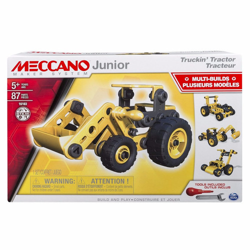 Meccano Junior Tractores 87 Pzs Armar Construccion Educando