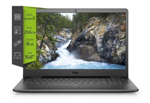 Notebook Dell Inspiron 15 Ryzen 5 Radeon Vega 8 8gb 256ssd