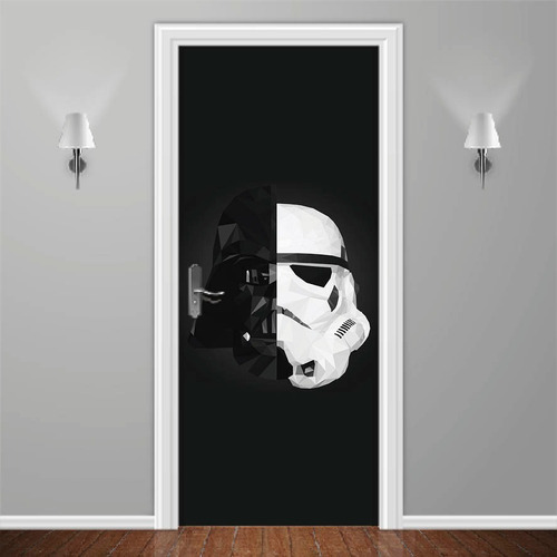 Adesivos Decorativos Star Wars Stormtrooper P/ Porta Parede