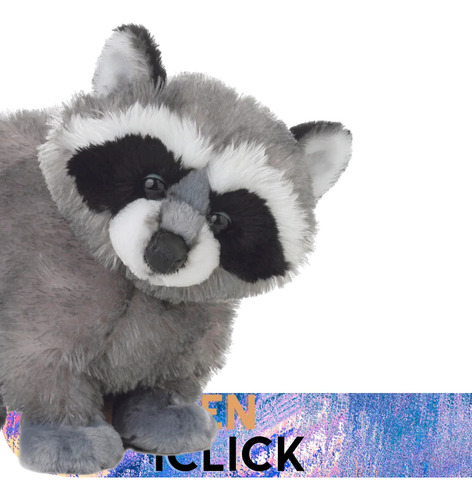 Peluche Aurora Flopsie Mapache Gris Raccoon Osos Lavadores