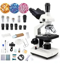 Comprar Microscopios Trinoculares 40x-5000x Para Niños Estudiantes