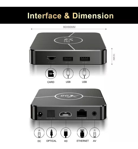 Reproductor Multimedia X98 Plus 32g Smart Tv Box Amlogic 4k