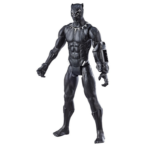 Imagem 2 de 6 de Boneco Marvel Pantera Negra 30cm Power Fx 2.0 - Hasbro E5875