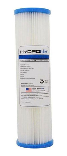 Cartucho Plissado Lavável Hydronix 10  - 1 Micras