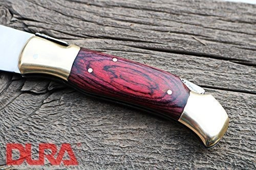 Dk-18 7 Hoja De 4 Mango De Madera Pakka Personalizado Hech